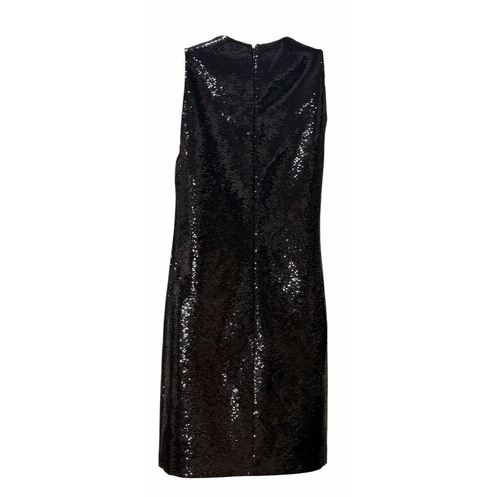 VERONICA DE PIANTE Kat Dress In Flat Sequin Black NWT Size 36/ Small - Picture 9 of 11